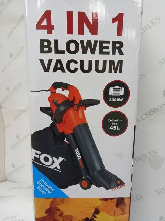 FOX GARDEN 4 IN 1 BLOWER VACUUM