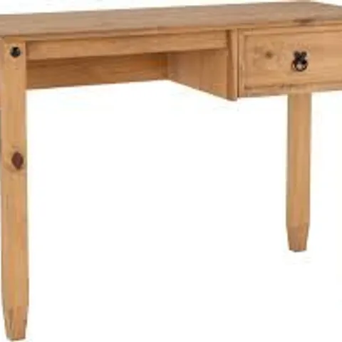 BOXED BUDGET MEXICAN STUDY DESK - DISTRESSED WAXED PINE 
