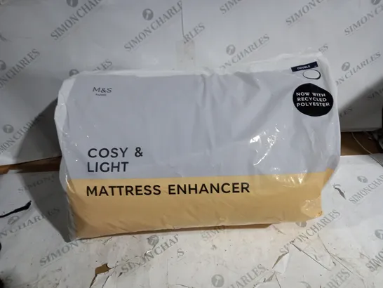 SEALED M&S HOME COSY AND LIGHT MATTRESS ENHANCER DOUBLE 