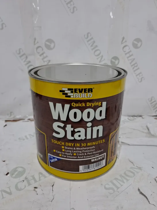 EVERBUILD WSTAINSWAL2 WOODSTAIN SATIN WALNUT 2.5L - COLLECTION ONLY 