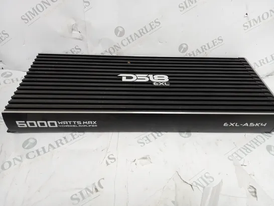 DS18 5000 WATTS MAX 4 CHANNEL AMPLIFIER 