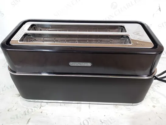 MORPHY RICHARDS SIGNATURE OPULENT TOASTER IN BLACK