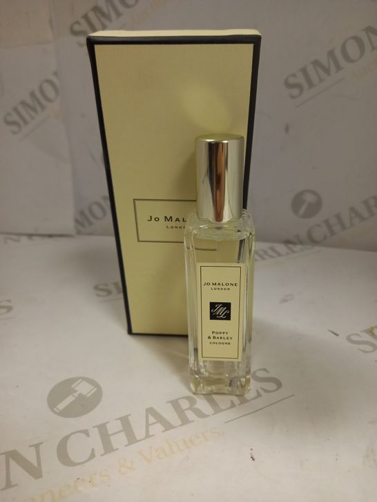 BOXED JO MALONE LONDON POPPY AND BARLEY COLOGNE 30ML