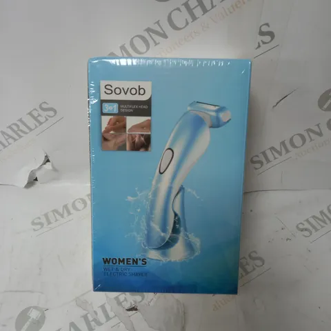 BOXED SOVOB WOMENS WET AND DRY ELECTRIC SHAVER