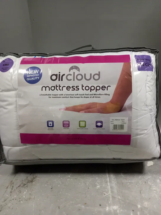 AIR CLOUD EXTRA THICK MATTRESS TOPPER - KING 