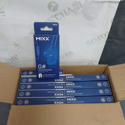 LOT OF 10 SEALED MIXX G# IN EAR PHONES