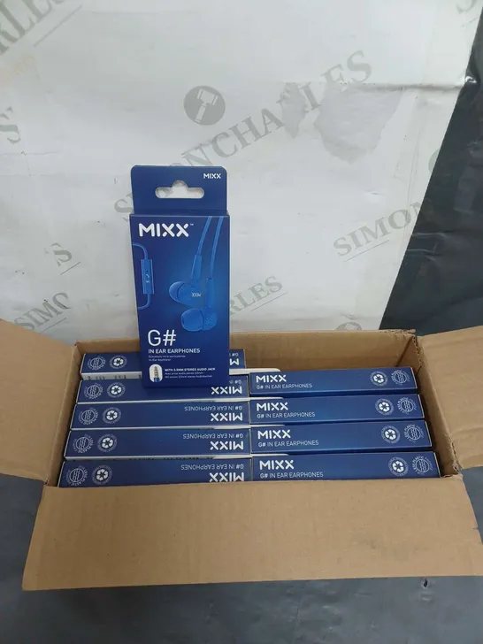 LOT OF 10 SEALED MIXX G# IN EAR PHONES