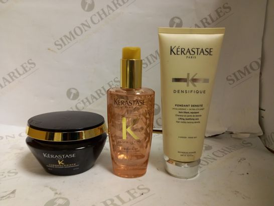 LOT OF 3 KERASTASE HAIR CARE ITEMS