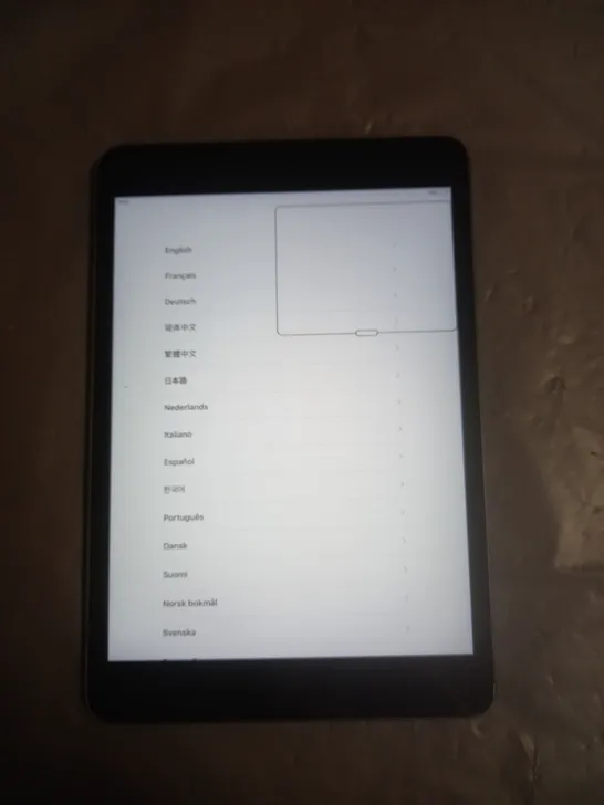 UNBOXED APPLE A1489 TABLET