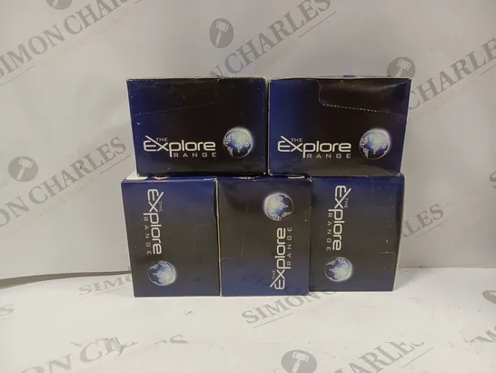 BOX OF APPROXIMATELY 50 ASSORTED FLAVOUR EXPLORE RANGE E-LIQUID VIALS