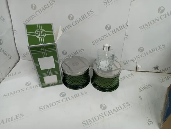 HOMEWORX BY HARRY SLATKIN & CO. 3 WICK CANDLE & REED DIFFUSER SET