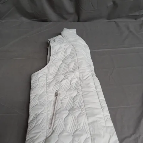 MARLA WYNNE QUILTED GILET IN GREY SIZE UK L 