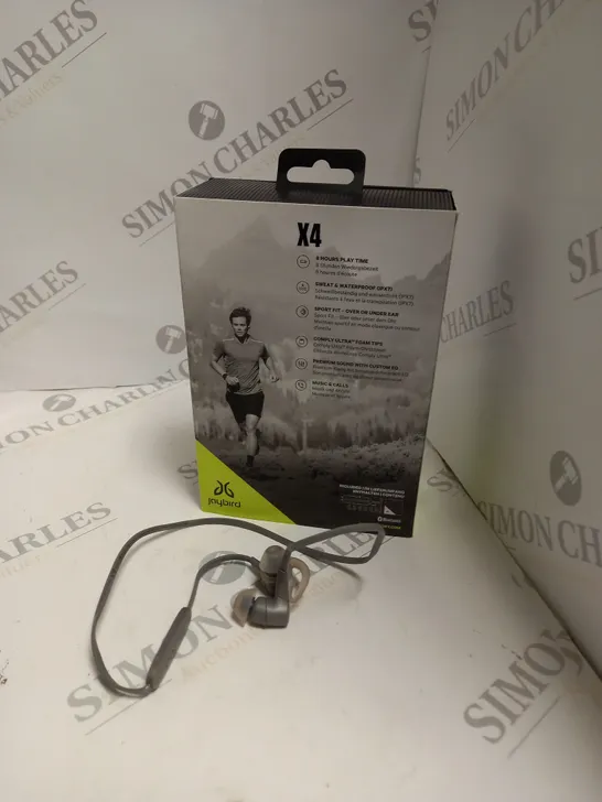 BOXED JAYBIRD X4 SPORTS EARPHONES 