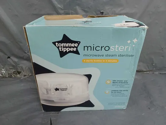 BOXED TOMMEE TIPPEE MICROSTERI MICROWAVE STEAM SETRILISER