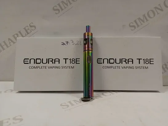 2 INNOKIN ENDURA T18E VAP E PEN STARTER KIT 1000MAH OLI SLICK