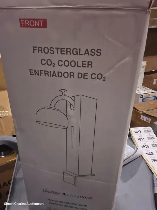 BOXED CAVANOVA CO2 WINE GLASS FROSTER