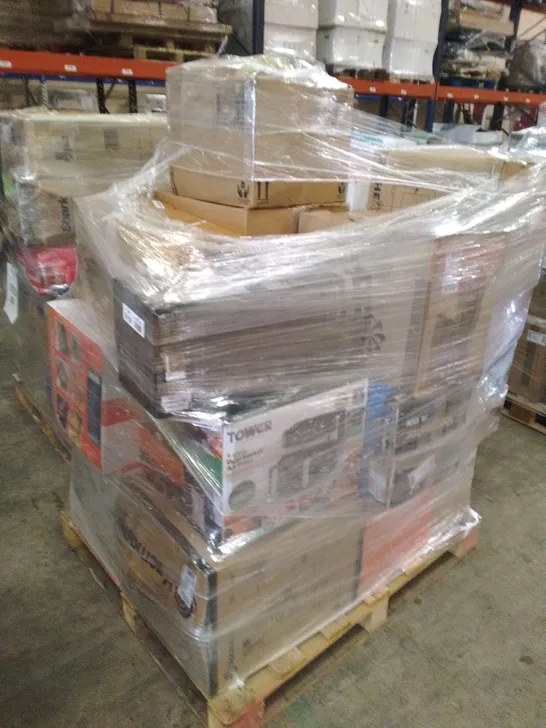 PALLET OF APPROXIMATELY 21 UNPROCESSED RAW RETURN HOUSEHOLD AND ELECTRICAL GOODS TO INCLUDE;