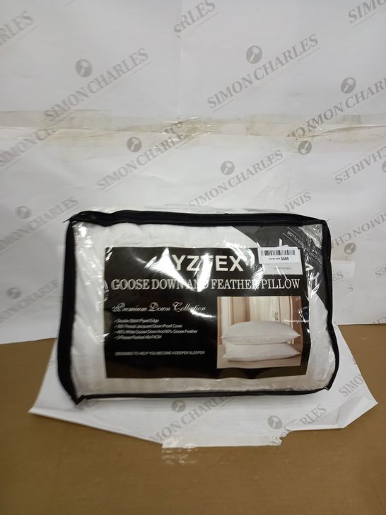 YZTEK GOOSE DOWN AND FEATHER PILLOW