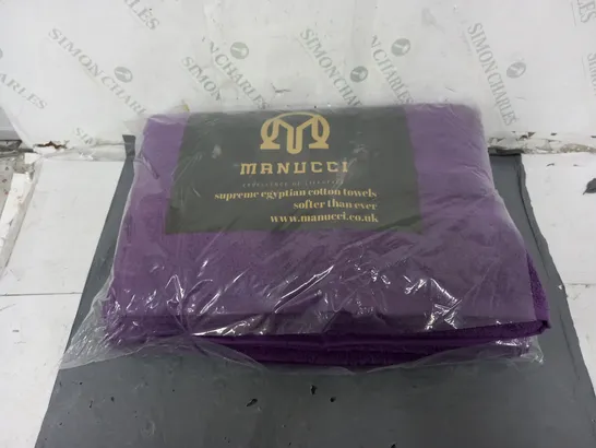 MANUCCI SUPREME EGYPTIAN COTTON TOWELS 