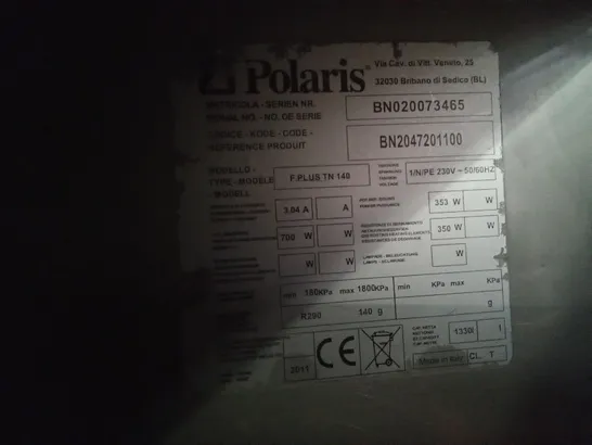 POLARIS F.PLUS TN 140 DOUBLE DOOR FRIDGE 