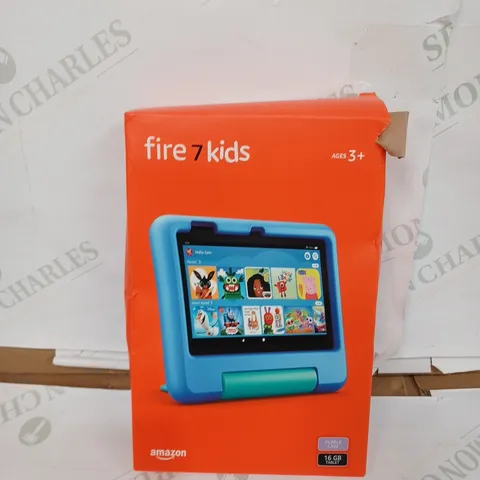 Fire-7-Kids tablet | 7" display, ages 3–7, 16 GB, purple