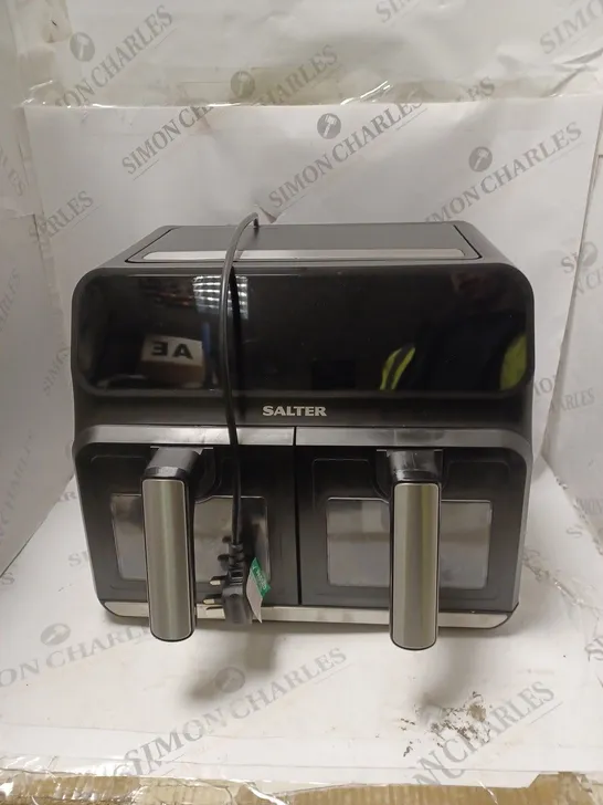 BOXED SALTER DUAL AIR FRYER 7.6L