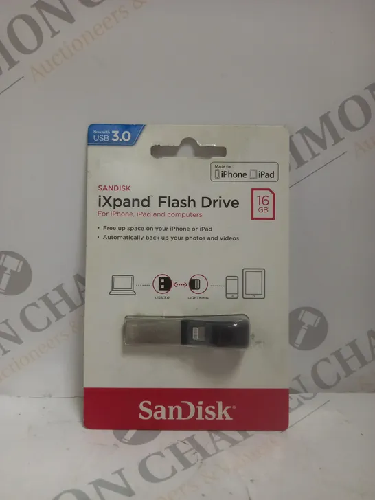 SEALED SANDISK IXPAND FLASH DRIVE - 16GB