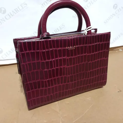 RADLEY LONDON ARLINGTON COURT SMALL MULTIWAY, MERLOT CROCODILE