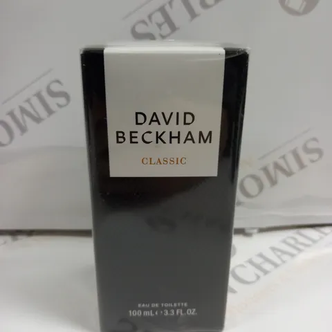 BOXED AND SEALED DAVID BECKHAM CLASSIC EAU DE TOILETTE 100ML