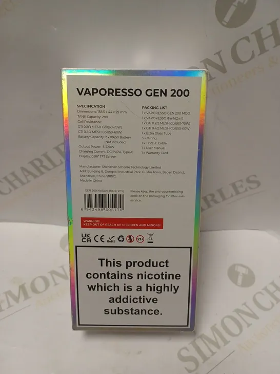 VAPORESSO GEN 200