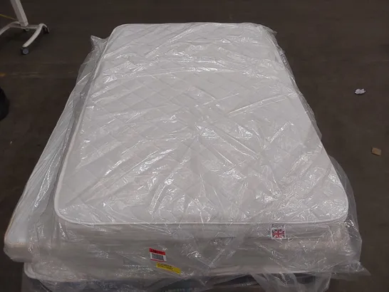 QUALITY BAGGED NATURAL OPEN COIL 4FT SMALL DOUBLE MATTRESS 