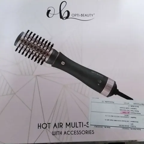 OPTI-BEAUTY HOT AIR MULTI- STYLER WITH ACCESSORIES