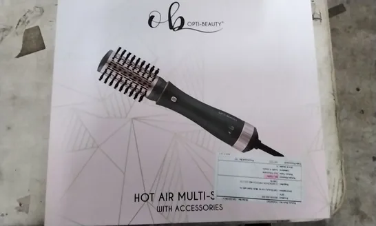 OPTI-BEAUTY HOT AIR MULTI- STYLER WITH ACCESSORIES