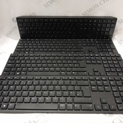 4 DELL WIRELESS KEYBOARDS KB3121Wp (MISSING USB CONNECTORS)