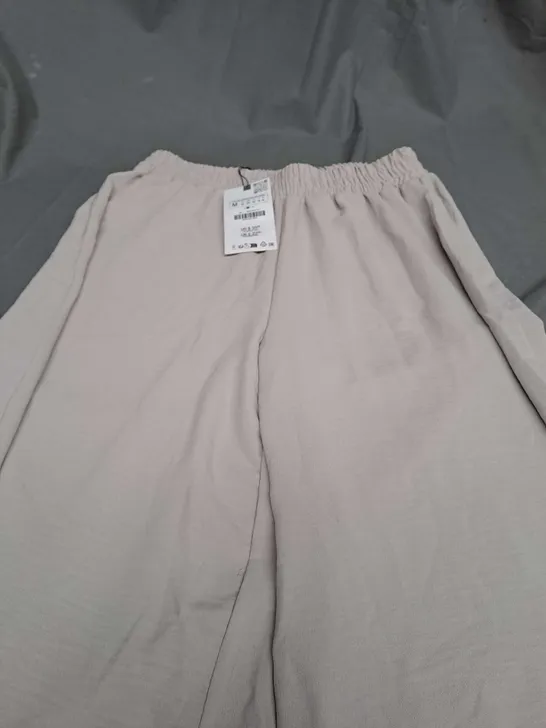 ZARA BEIGE BAGGY TROUSERS - EUR MEDIUM