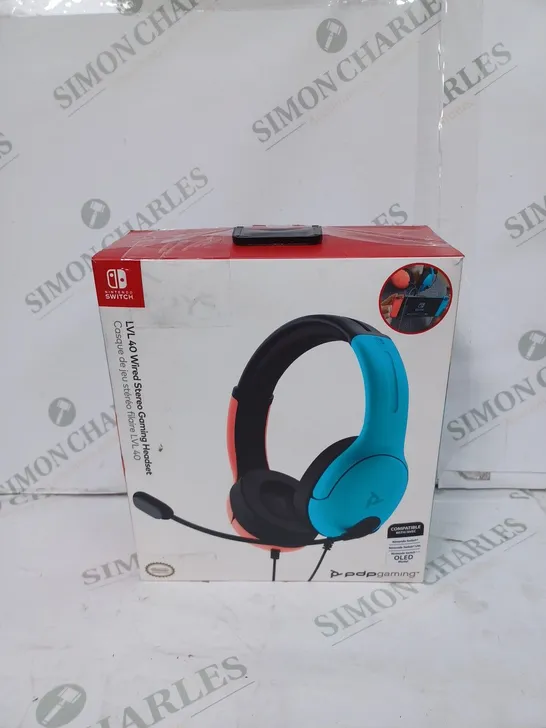 PDP NINTENDO SWITCH LVL 40 WIRED STEREO GAMING HEADSET 