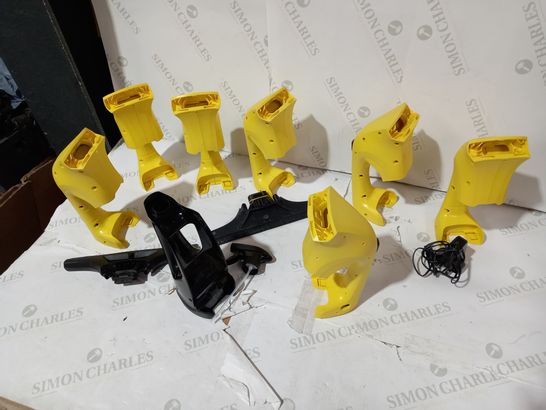 LOT OF APPROXIMATELY 8 ASSORTED KARCHER ITEMS TO INCLUDE 7XKARCHER WV1 WINDOW VAC PARTS AND WV BLACK EDITION PART