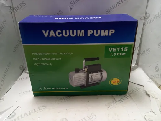 VACUUM PUMP VE115 1.5 CFM 