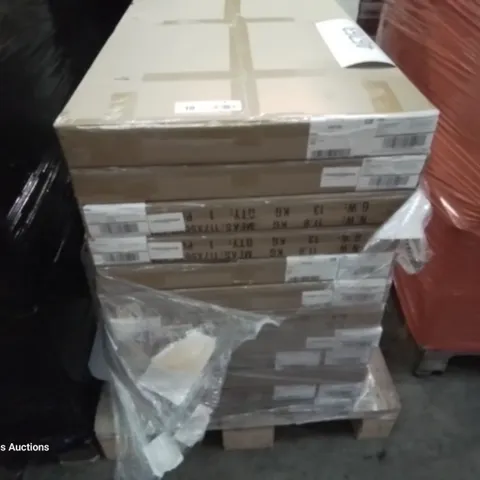 PALLET OF APPROXIMATELY 12 FLAT PACKED DESKS
