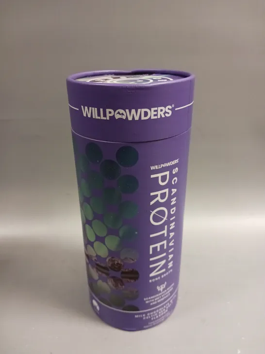 BOXED WILLPOWDERS SCANDINAVIAN PROTEIN BONE BROTH - MILK CHOCOLATE & SEA SALT 500G