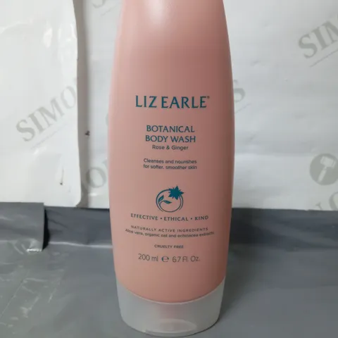 BOXED LIZ EARLE ROSE & GINGER BODY WASH 200ML