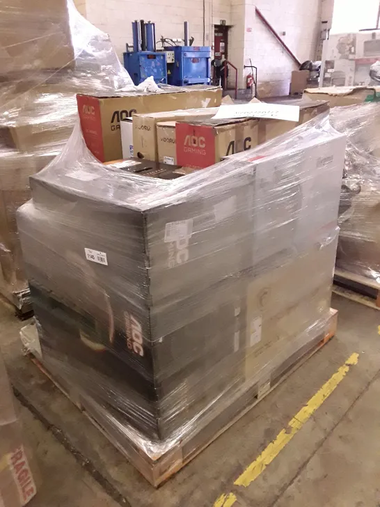 PALLET OF APPROXIMATELY 15 UNPROCESSED RAW RETURN MONITORS TO INCLUDE;