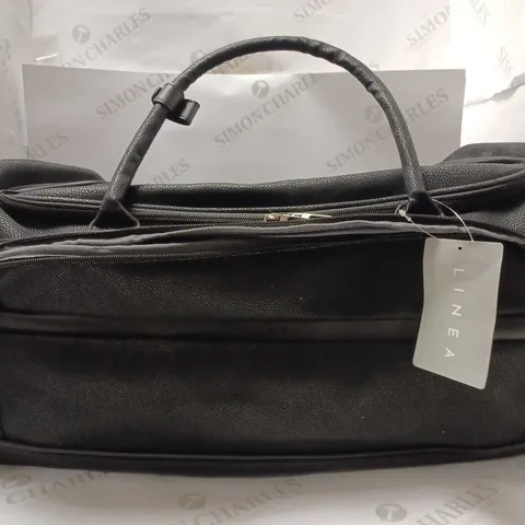 LINEA ROME BLACK HOLDALL BAG