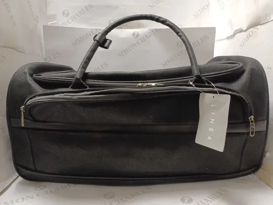 LINEA ROME BLACK HOLDALL BAG