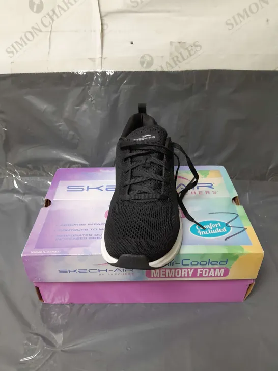 SKECHERS SKECH-AIR TRAINERS BLACK SIZE 5