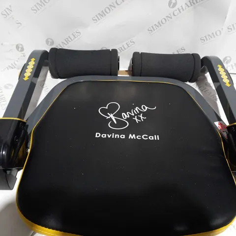 BOXED DAVINA FITNESS TOTAL BODY WORKOUT SYSTEM IN YELLOW