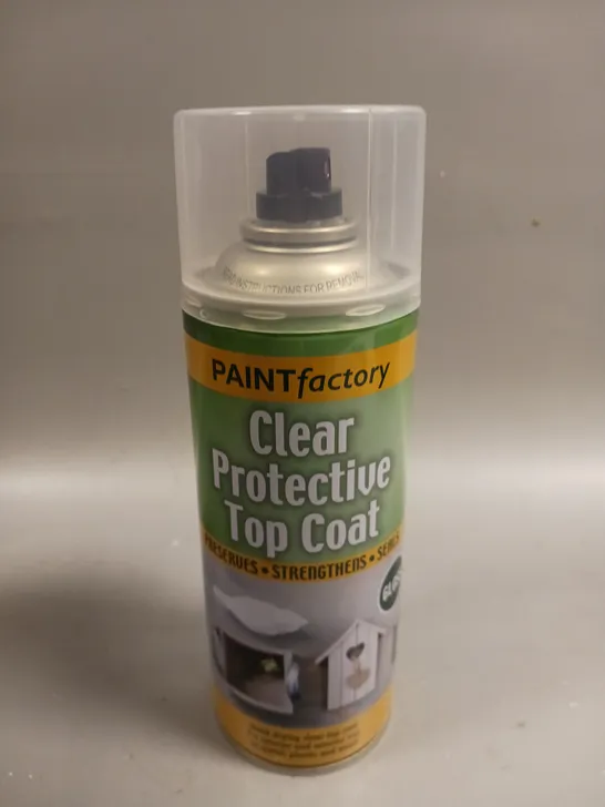 12 X PAINT FACTORY CLEAR PROTECTIVE TOP COAT GLOSS - COLLECTION ONLY 