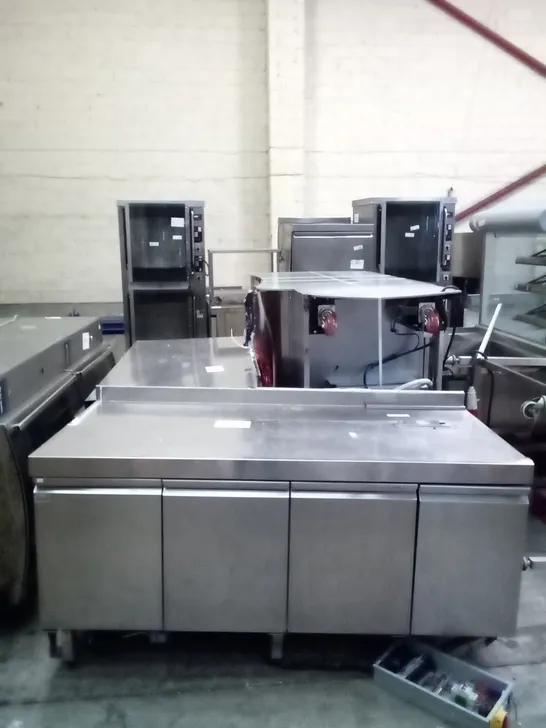 FOOD PREP STATION WITH UNDERCOUNTER FRIDGES