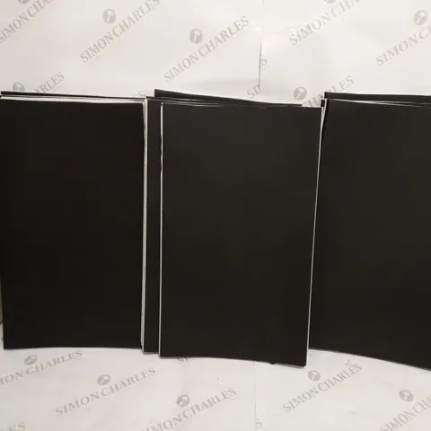 12 SHEETS OF BLACK FOAM