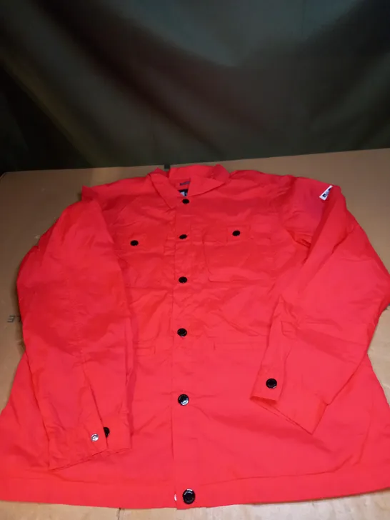 WEEKEND OFFENDER LIGHTWEIGH JACKET IN RED SIZE L